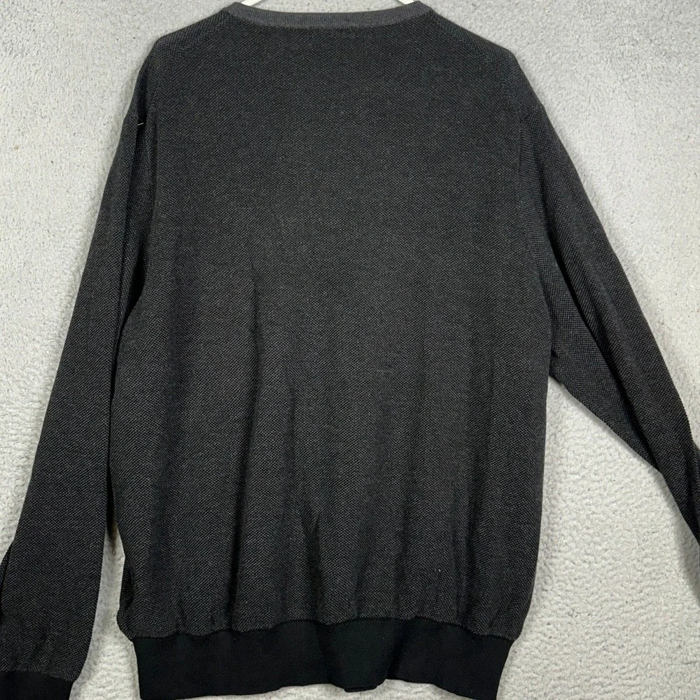 Polo Ralph Lauren Pima Cotton Sweater Mens 2XL Charcoal Grey Crewneck Pullover